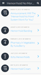 Mobile Screenshot of hemorrhoidnomoresystem.com